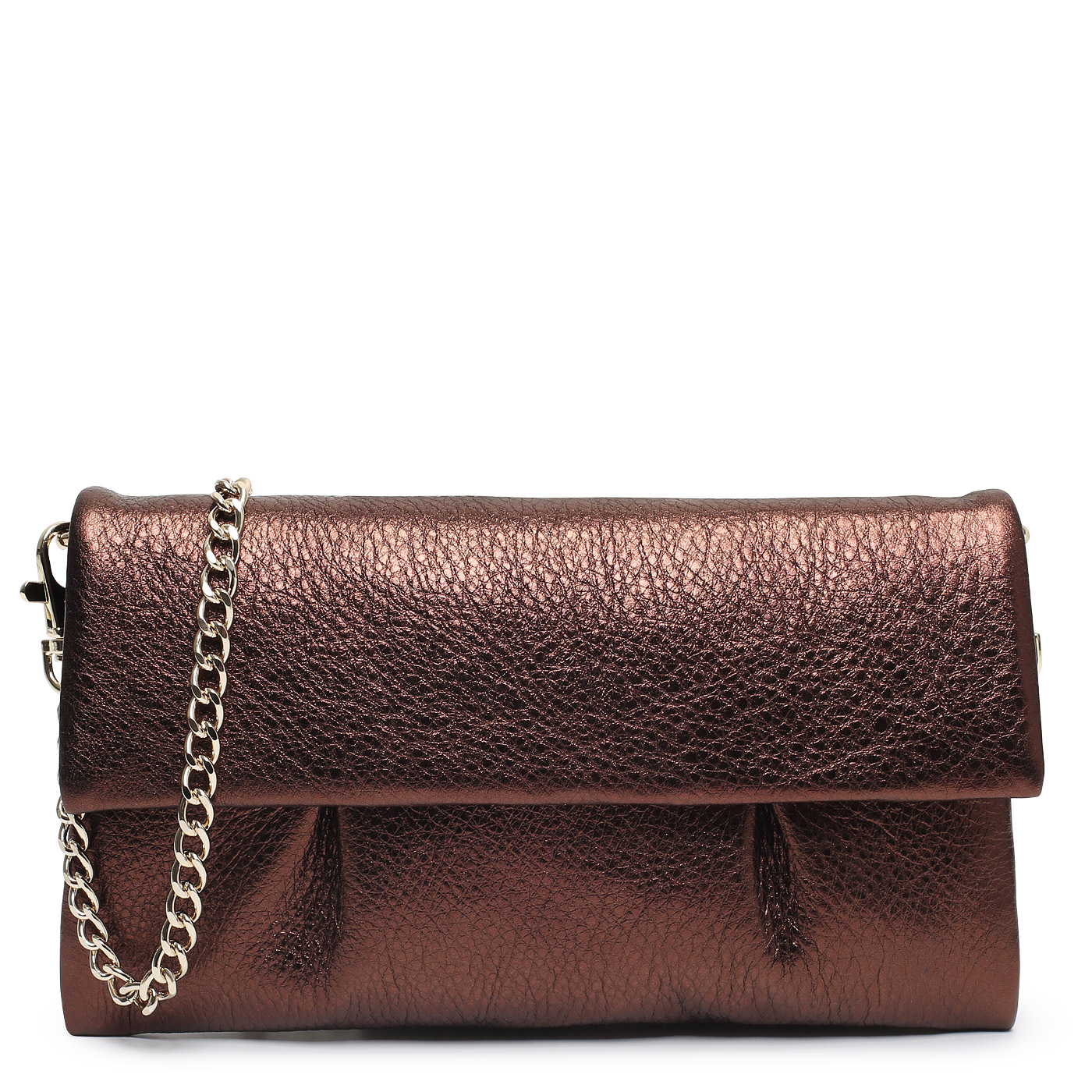 Aurelli Кожаный клатч с цепочкой