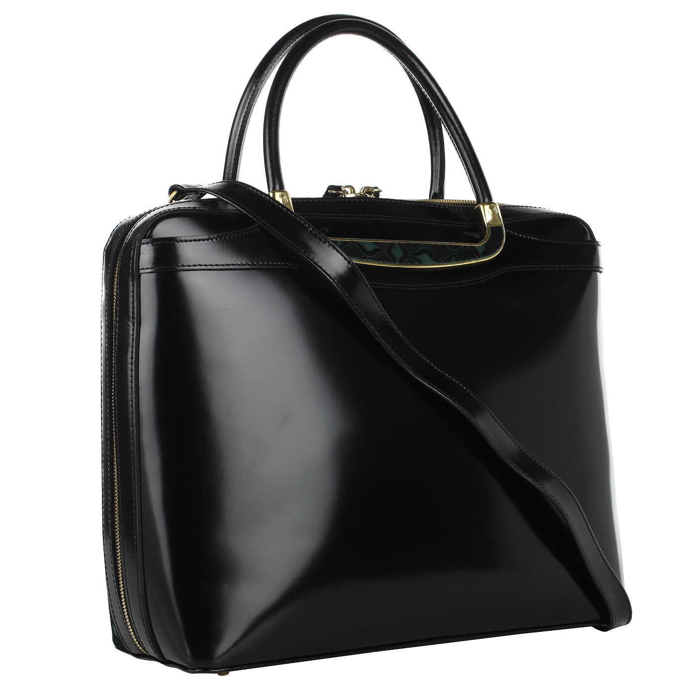 Женская сумка из комбинированной кожи с плечевым ремешком Gilda Tonelli Nido Pad