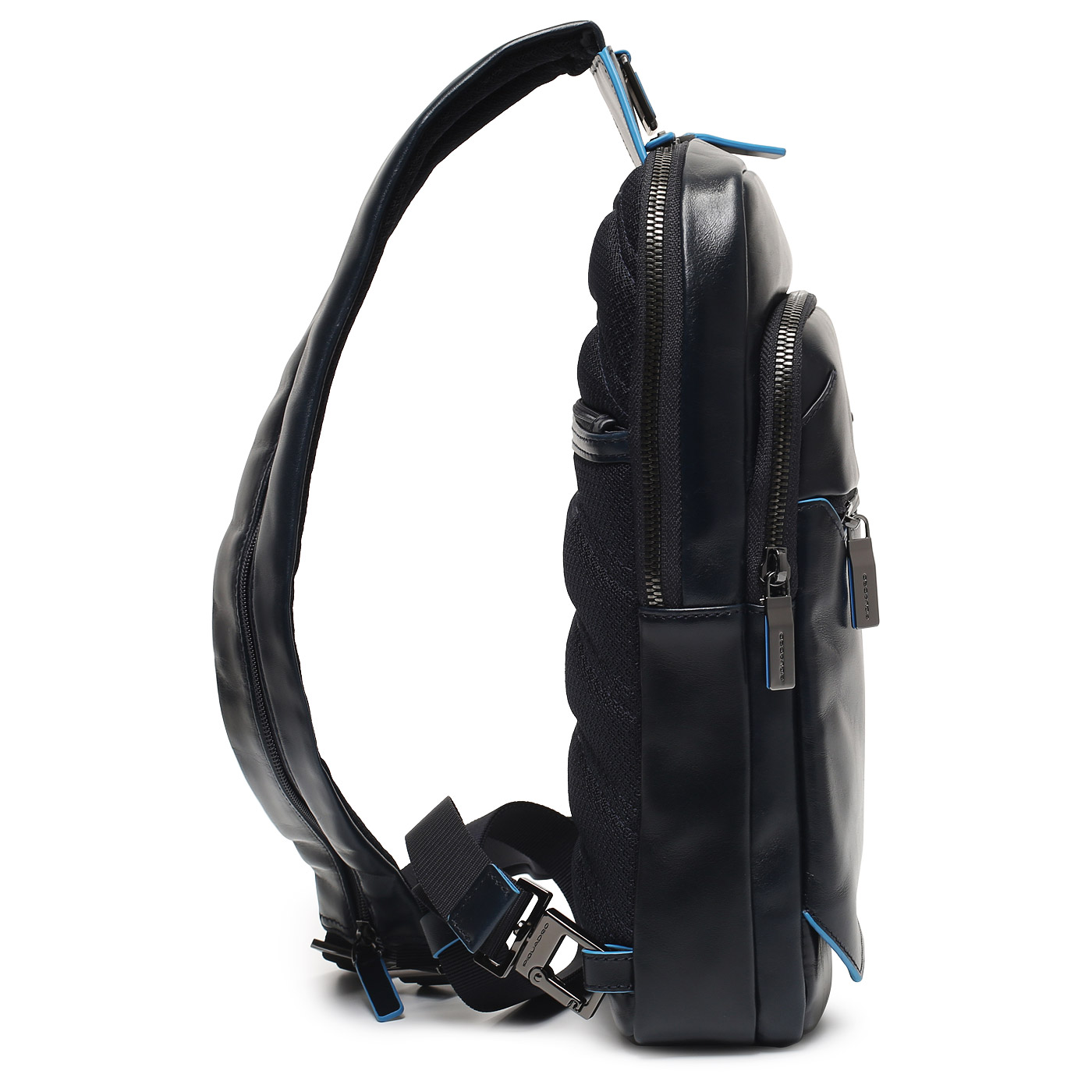 Однолямочный рюкзак Piquadro Blue square