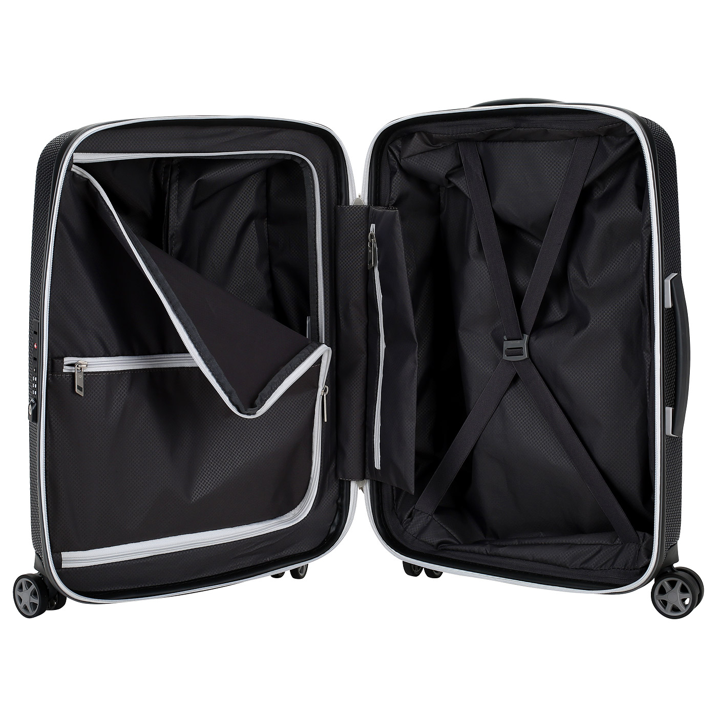 Чемодан для ручной клади из поликарбоната с кодовым замком Samsonite MixMesh