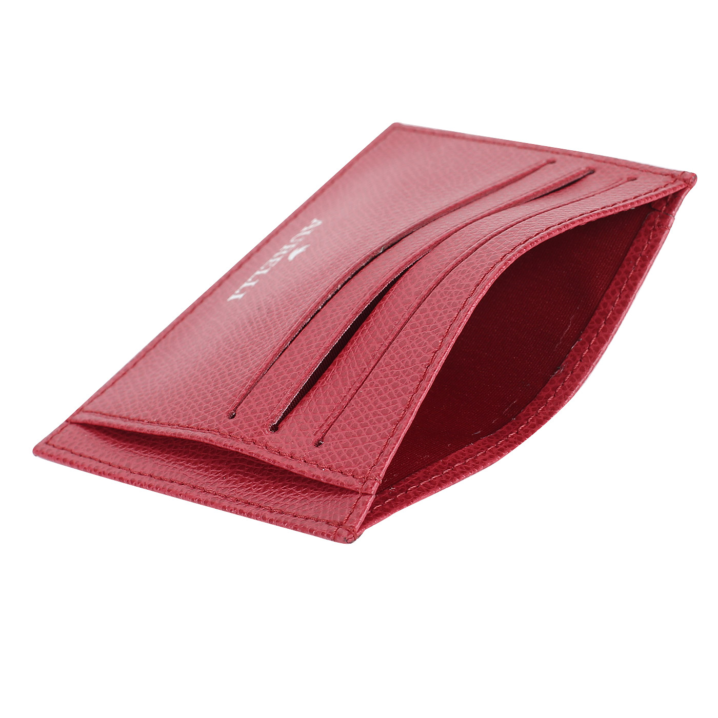 Женская визитница из красной кожи Aurelli Alma