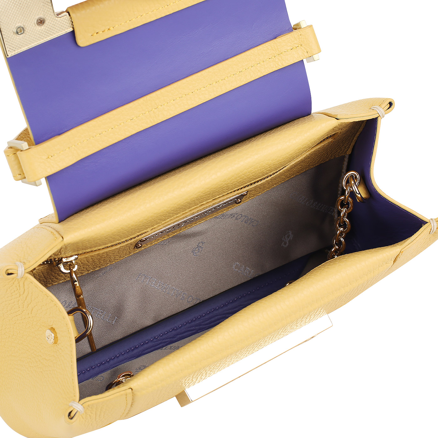 Кожаная сумка Carlo Salvatelli Marta gemma