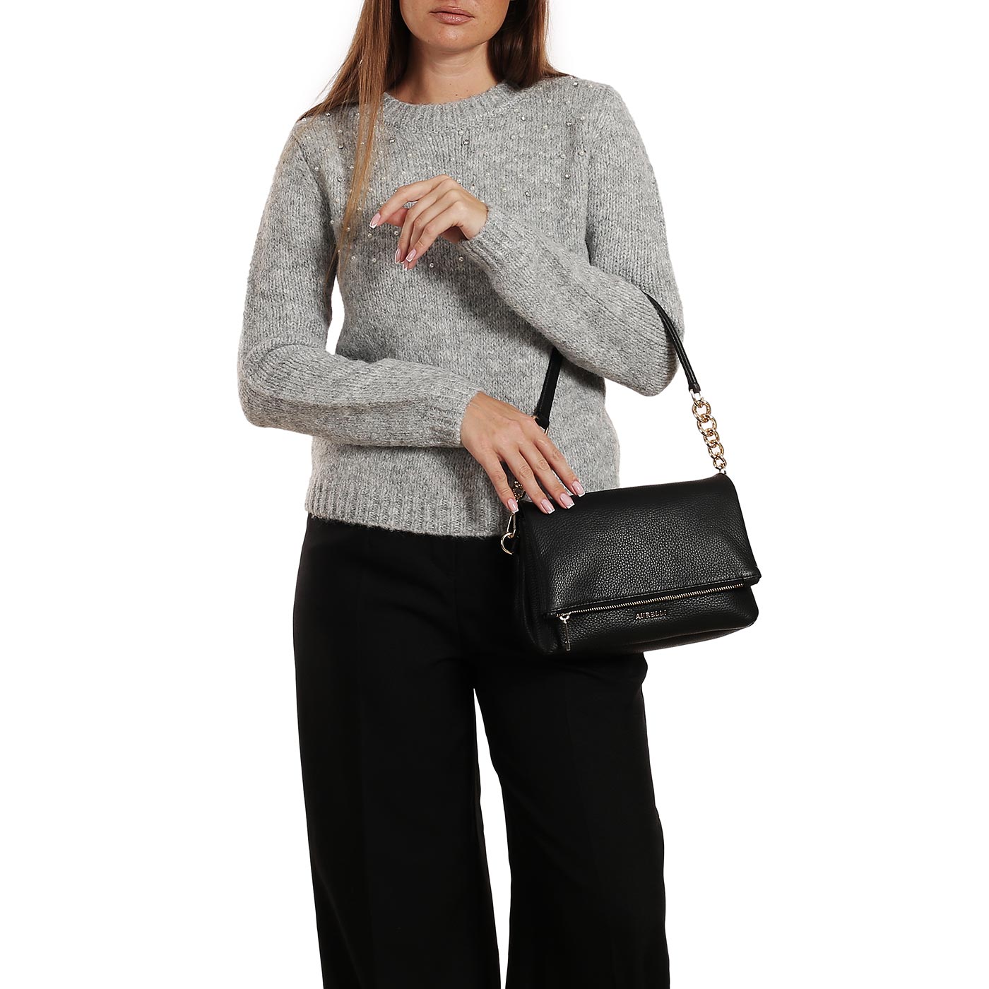 Кожаная сумка Aurelli Soft