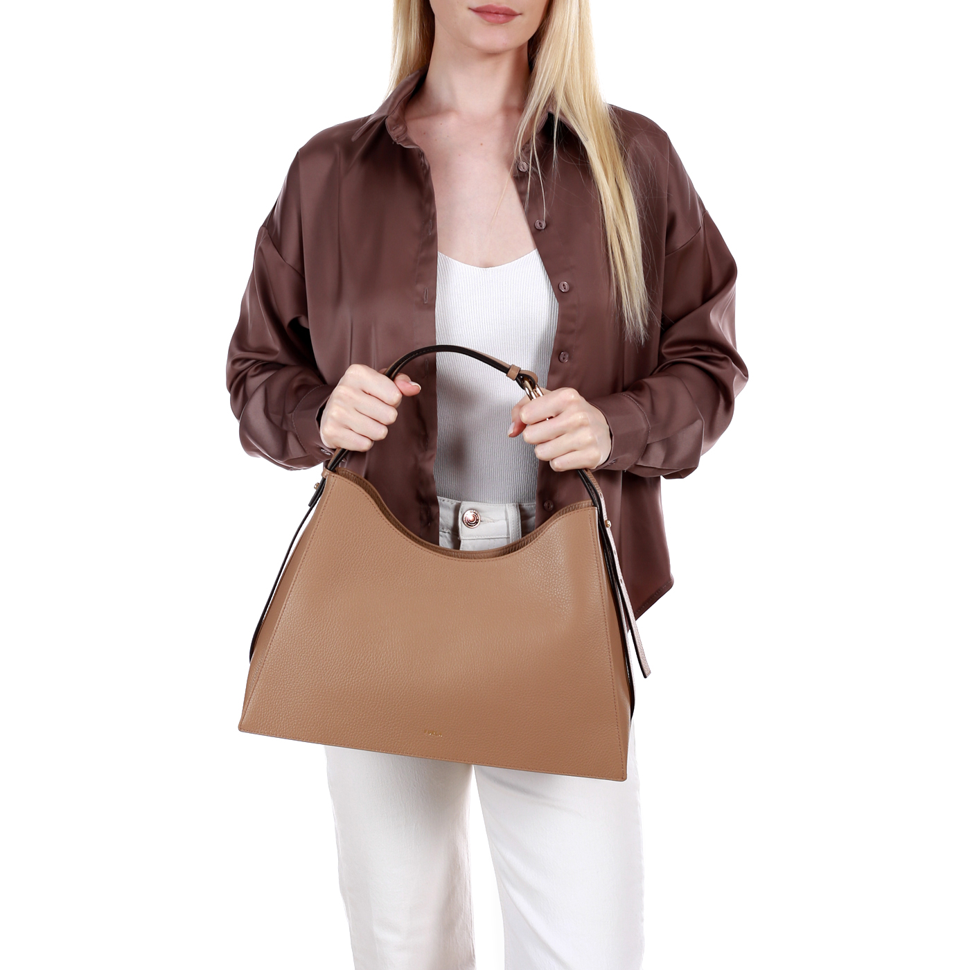 Кожаная сумка Furla Nuvola