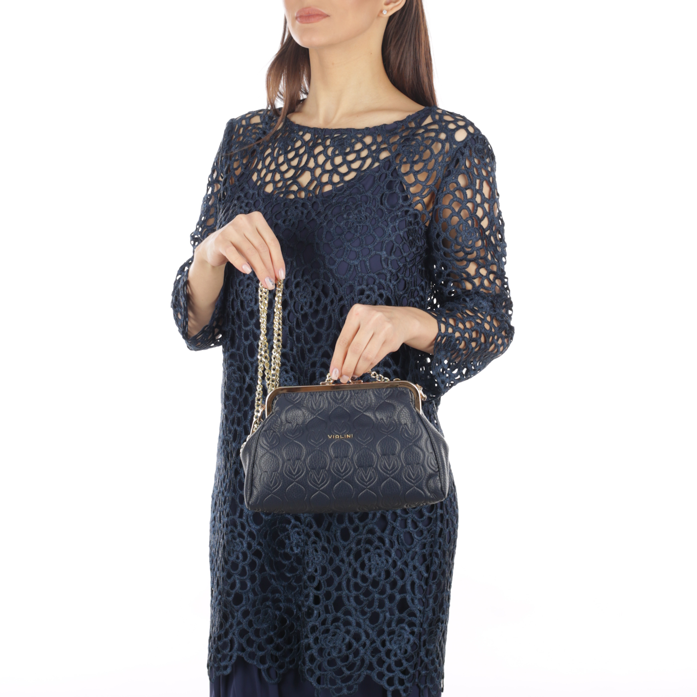 Сумка через плечо с цепочкой Vittorio Violini 