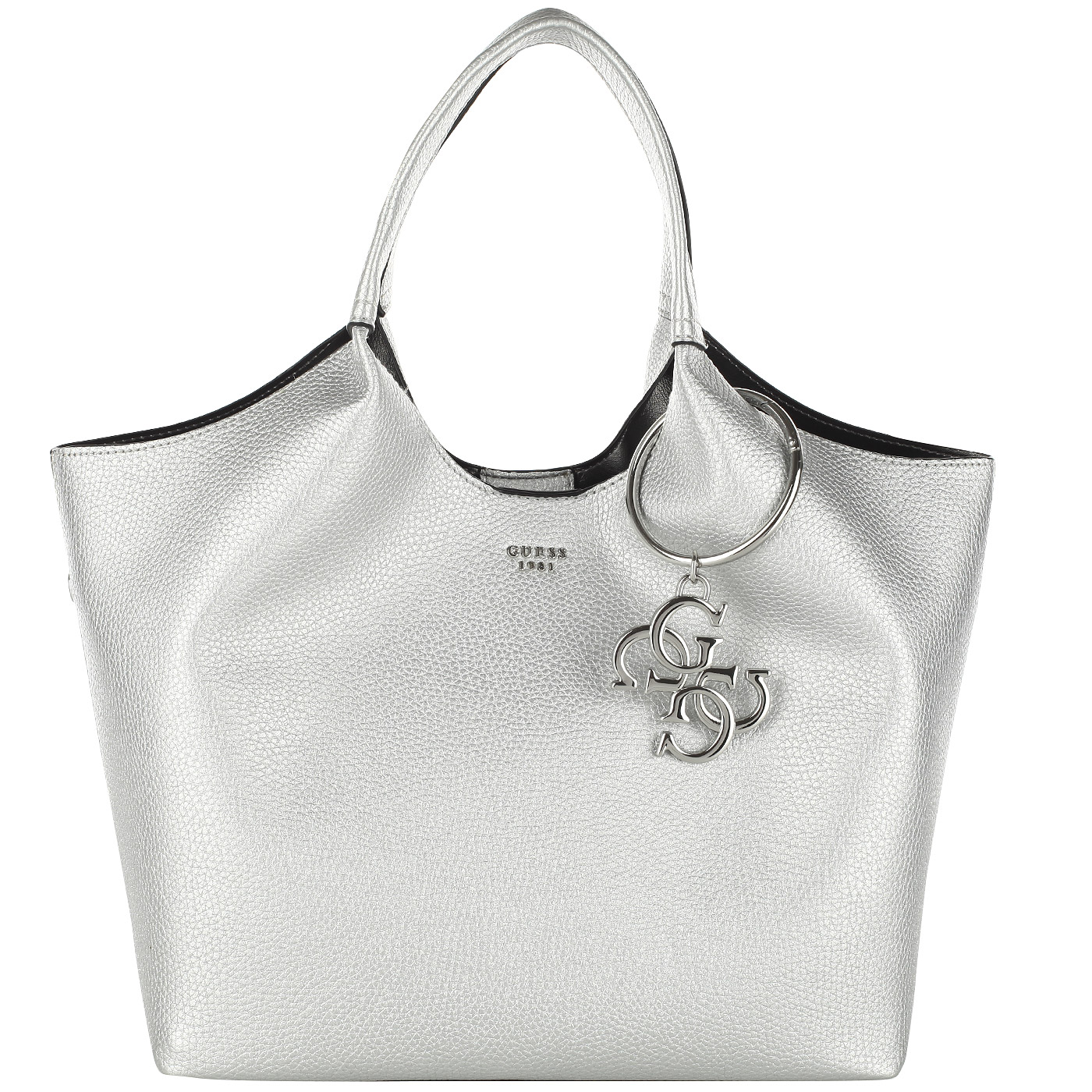 Guess Серебристая сумка на кнопке