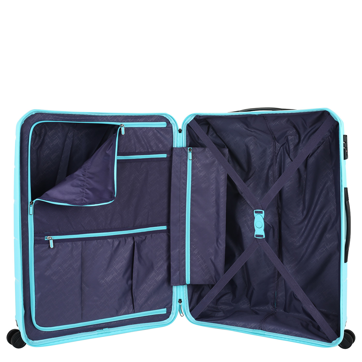 Чемодан большой L из полипропилена с кодовым замком Stevens Soho 2.0