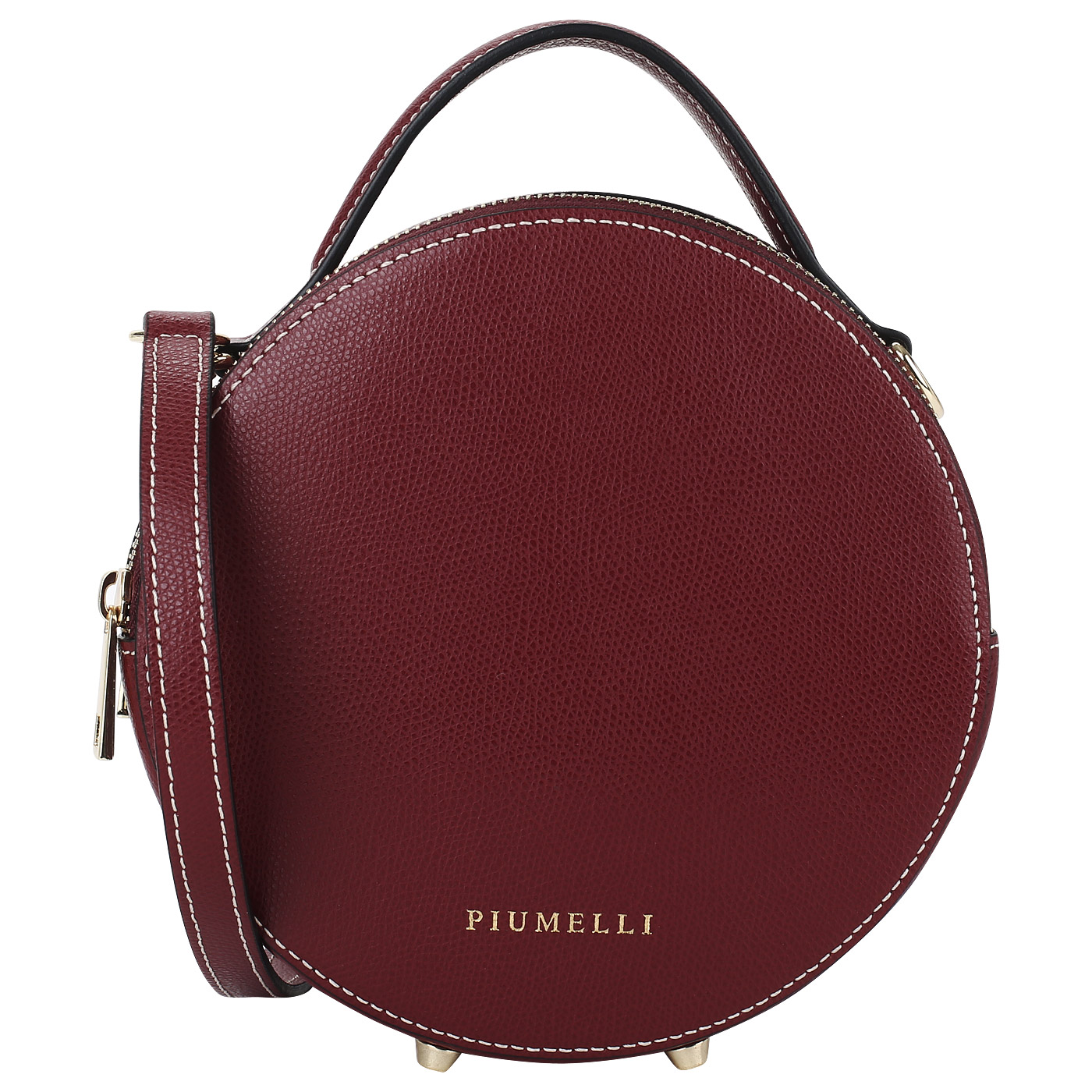 Piumelli Круглая кожаная сумочка