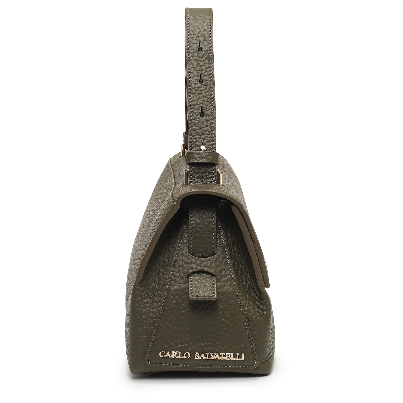 Кожаная сумка Carlo Salvatelli Double