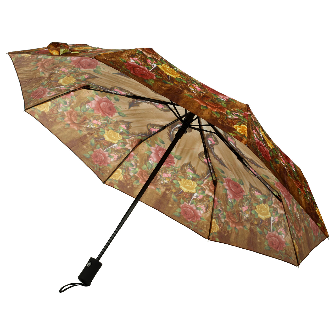 Складной зонт с розами Raindrops 