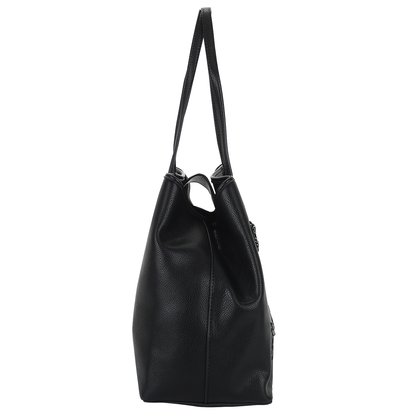 Вместительная сумка на кнопке Guess Vikky