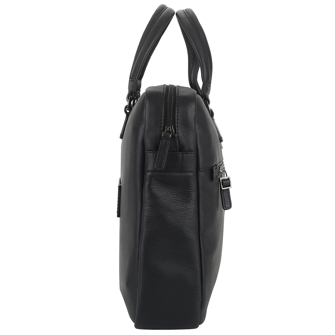 Деловая сумка из черной кожи Piquadro Bae