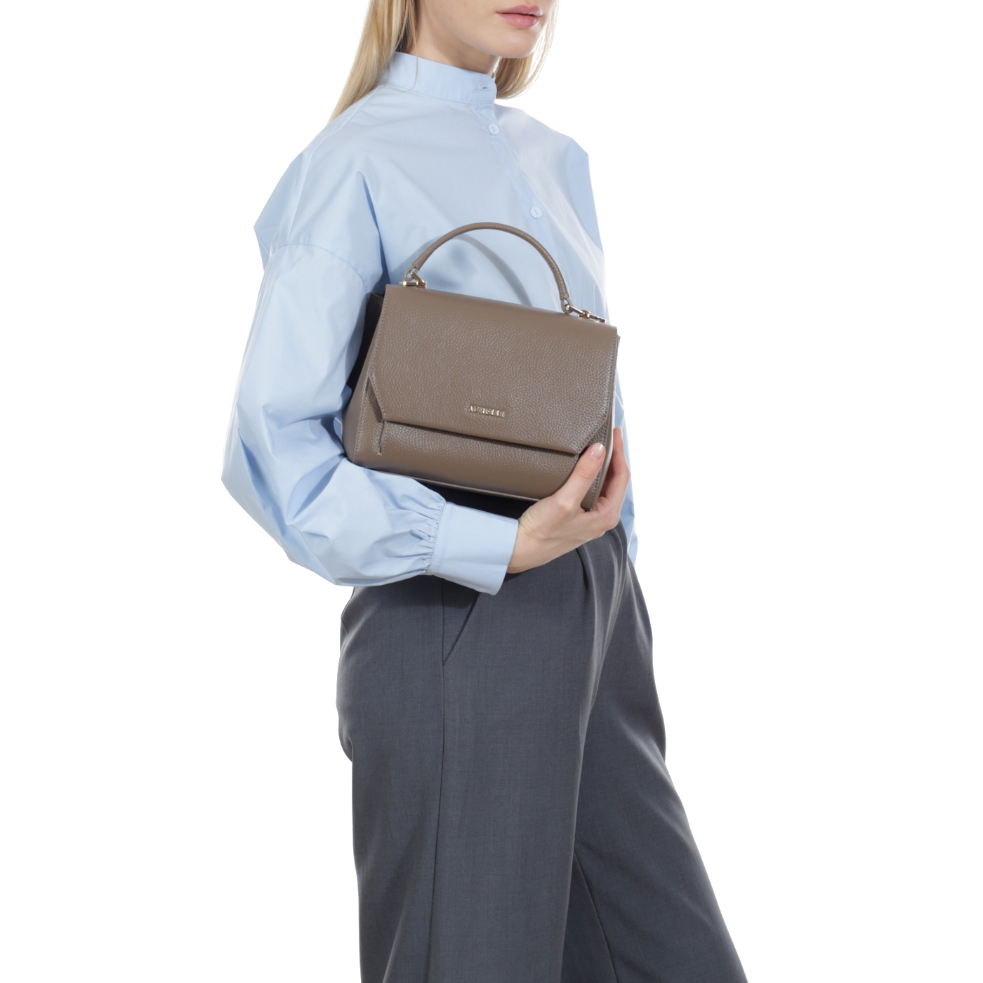 Кожаная сумка Aurelli Soft