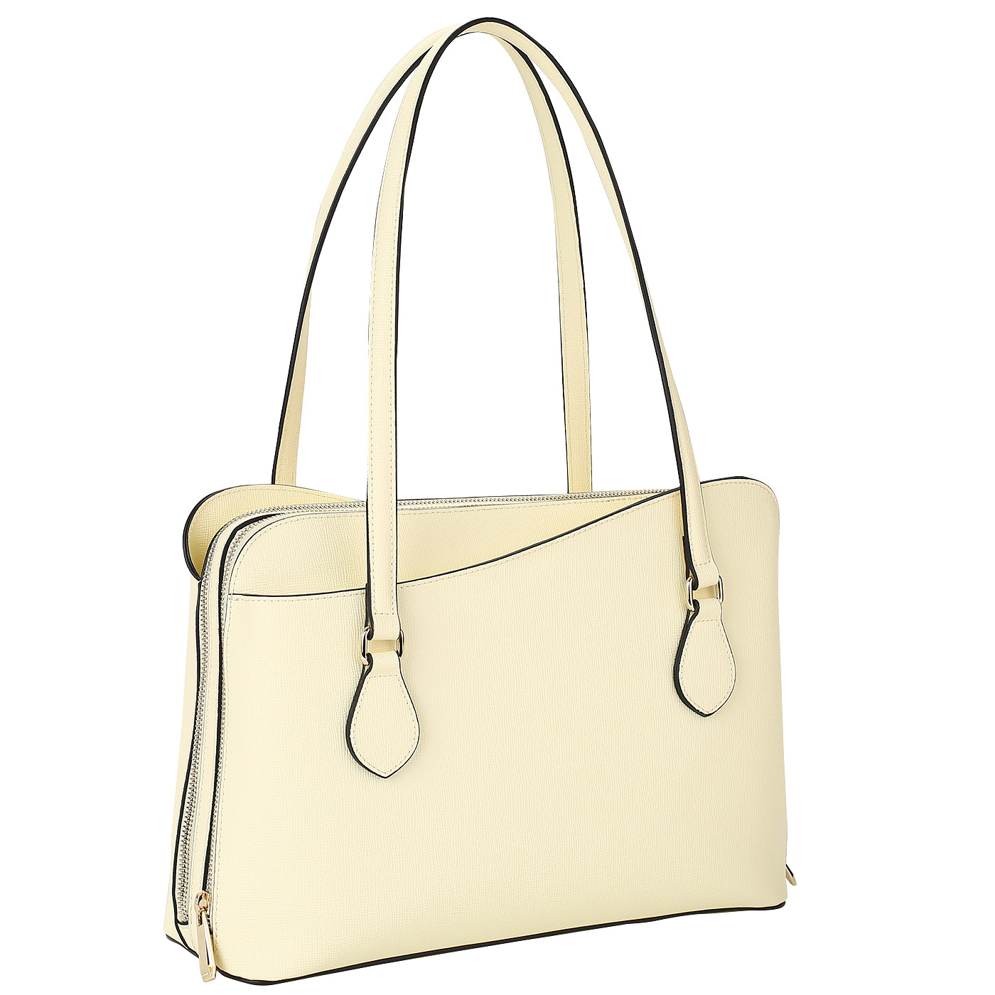 Женская сафьяновая сумка с длинными ручками Cromia Mina