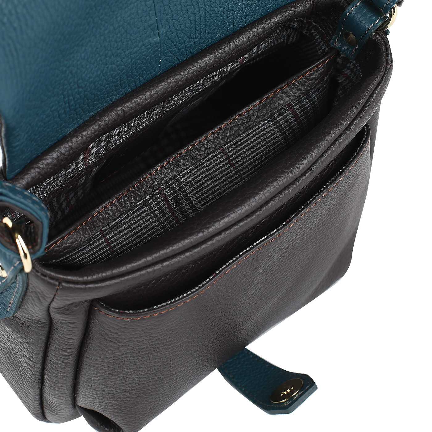 Кожаная сумочка-седло Bruno Rossi 