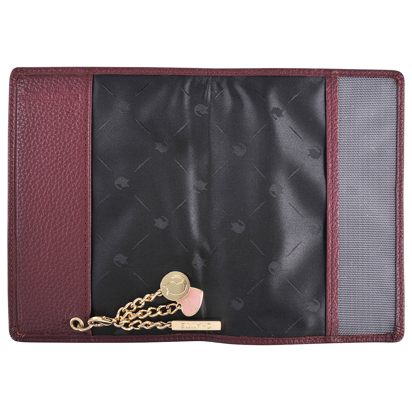 Кожаная обложка для паспорта Chatte Amelie