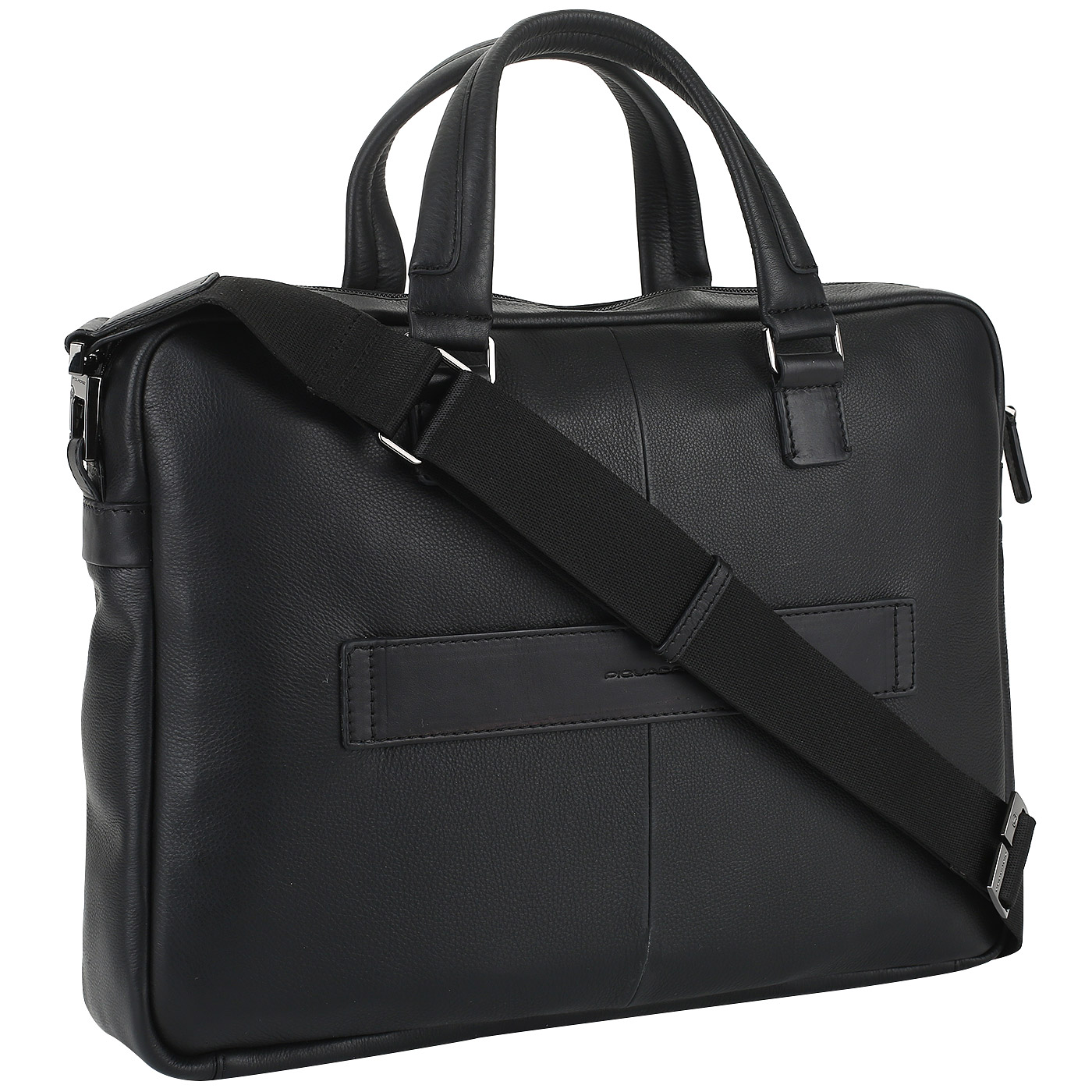 Деловая сумка из черной кожи Piquadro Bae