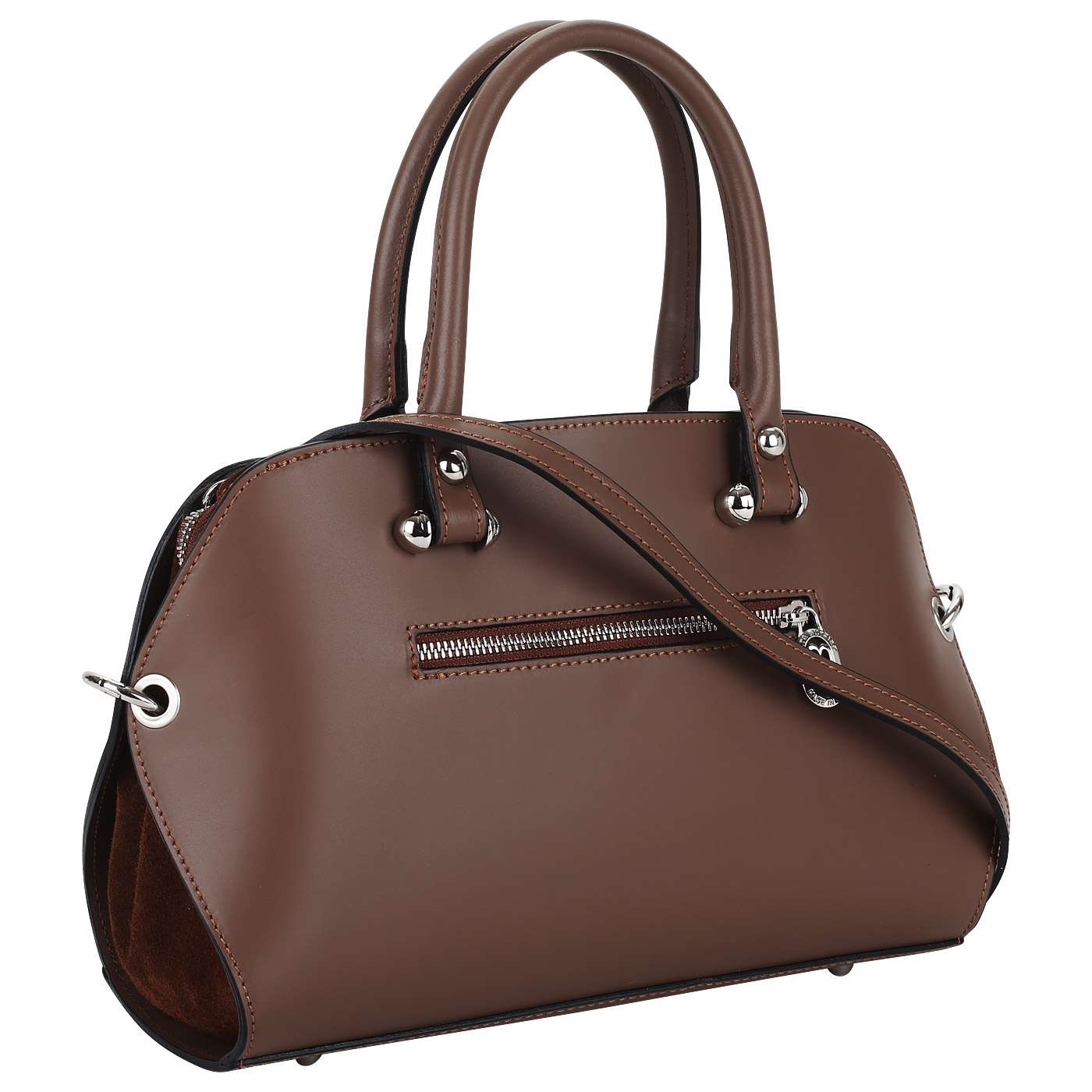 Сумка из кожи и замши Sara Burglar Pamela Dama