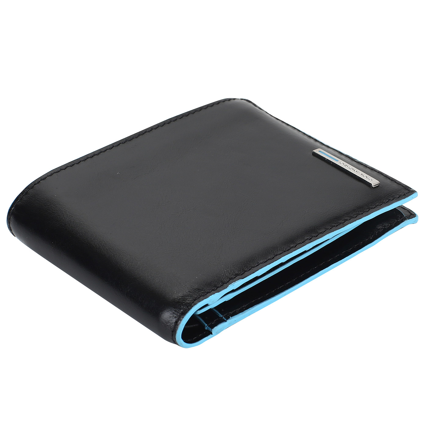 Портмоне из натуральной кожи Piquadro Blue square