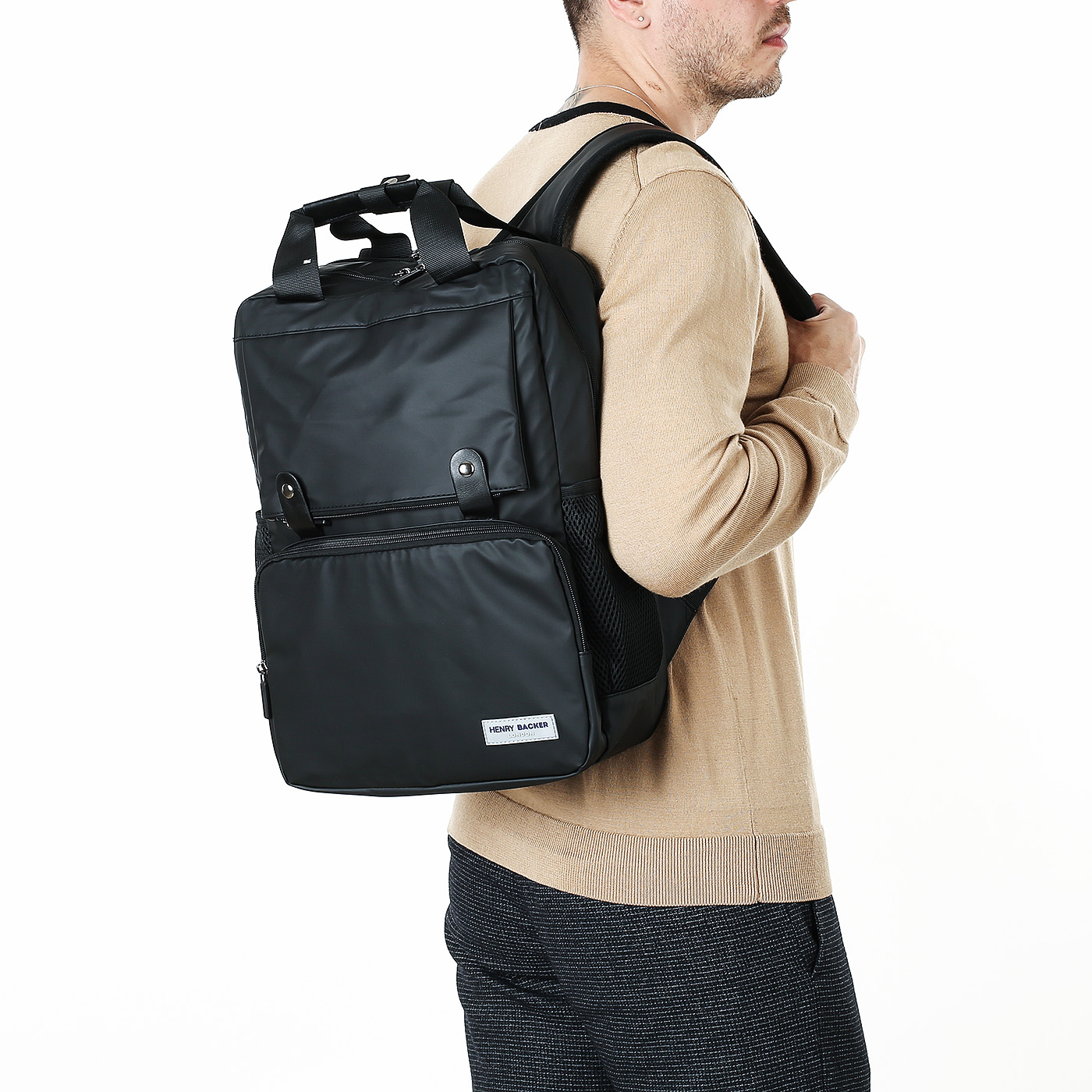 Рюкзак с двумя отделами Henry Backer 