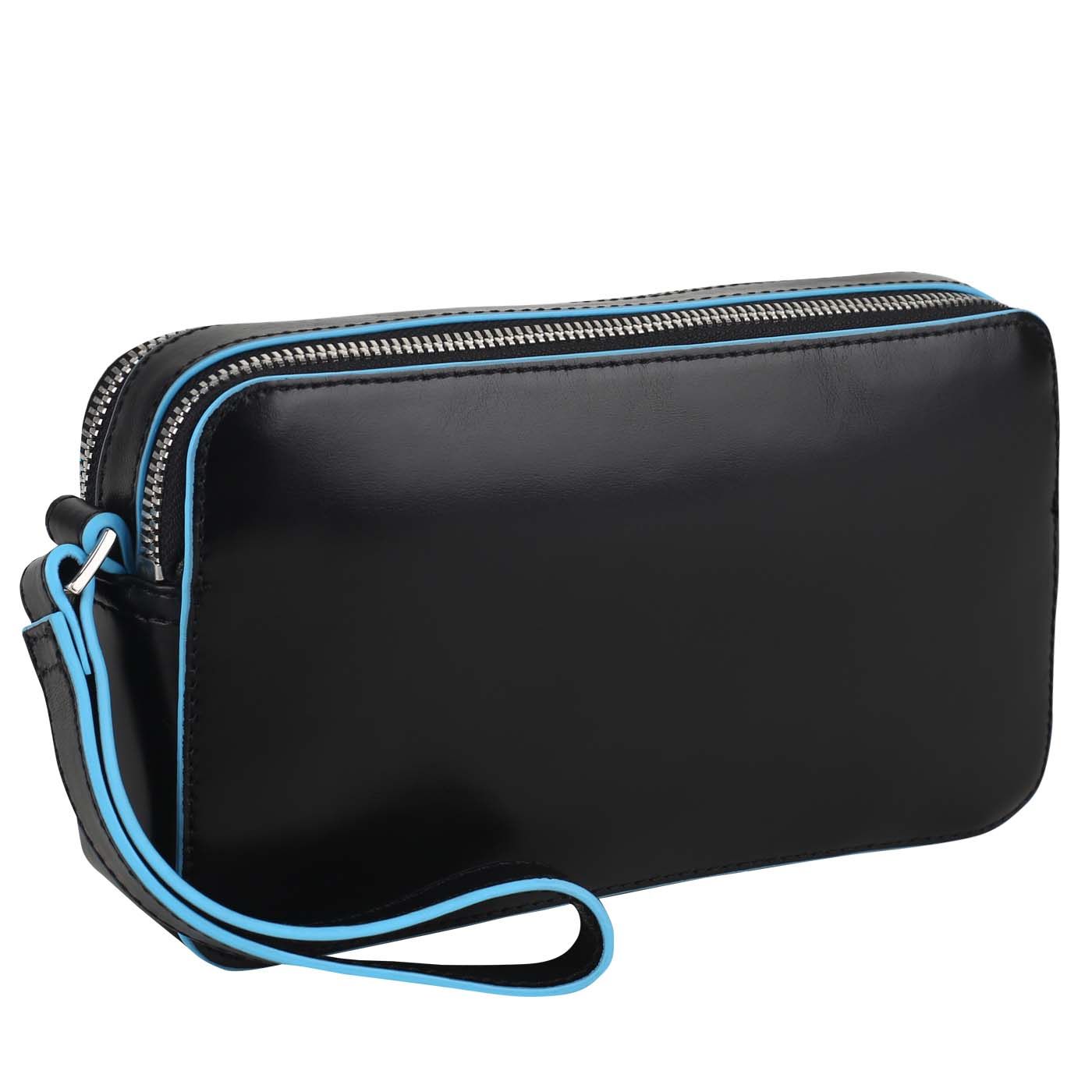 Кожаная барсетка Piquadro Blue square