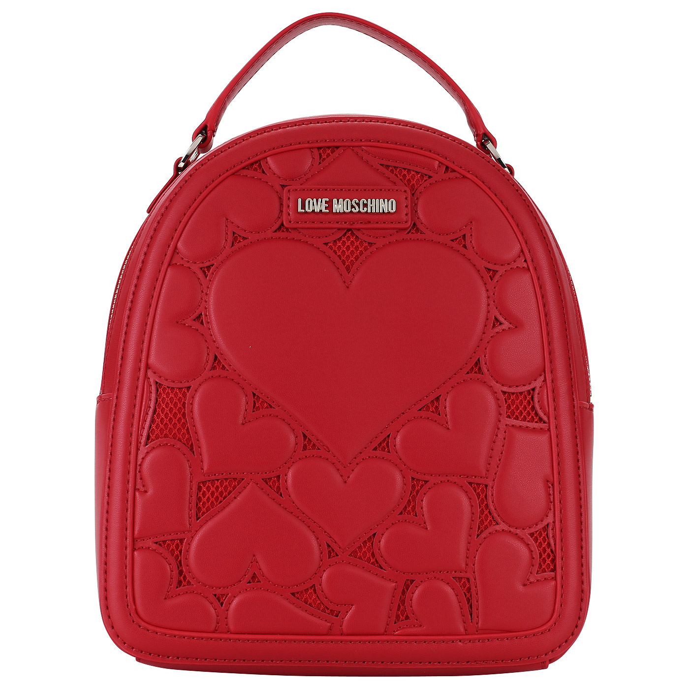 Love Moschino Красный женский рюкзак