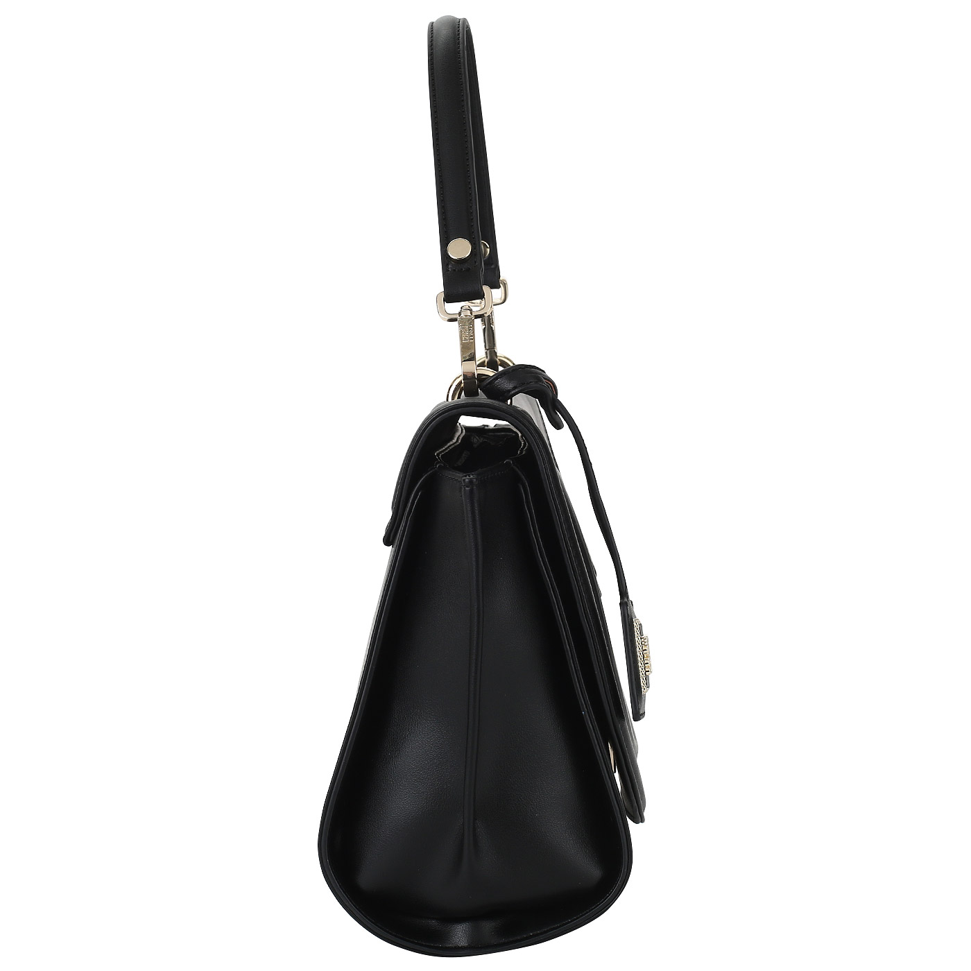 Черная сумка с откидным клапаном Cavalli Class Fall snake 3D