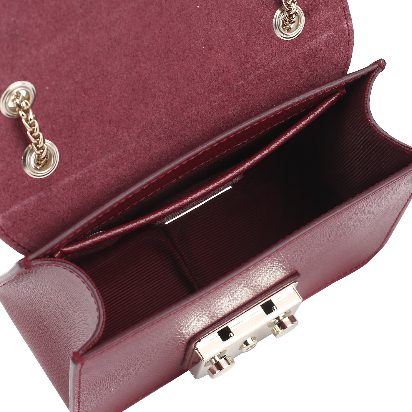 Тисненая сумочка кросс-боди Furla Metropolis