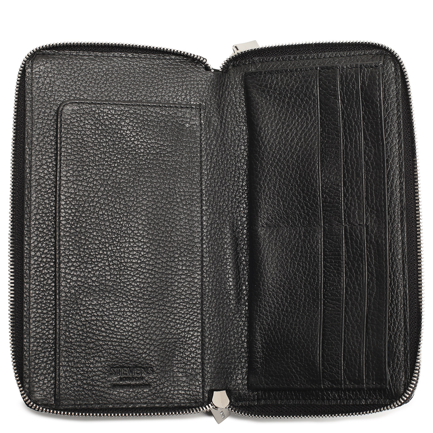 Кожаный клатч с двумя отделениями Stevens 