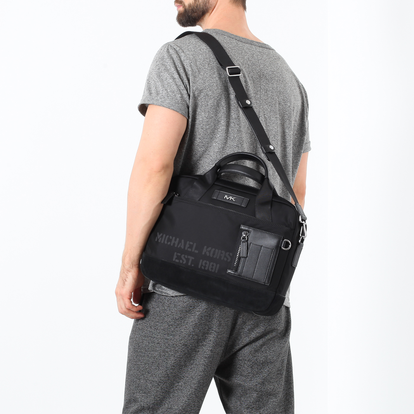 Деловая сумка на молнии Michael Kors Men Greyson