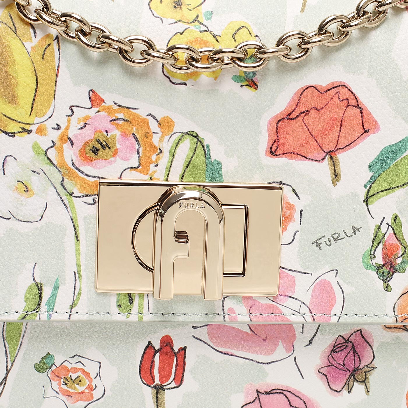 Сумка через плечо с цепочкой Furla 1927
