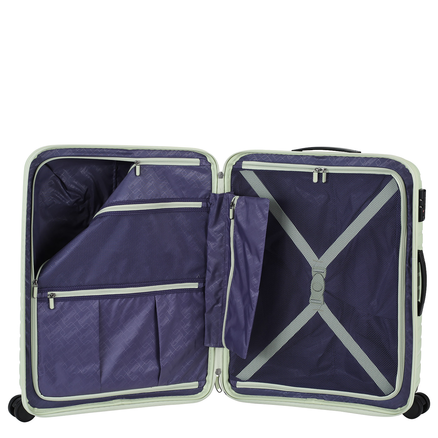 Чемодан средний M из полипропилена Stevens Bubble