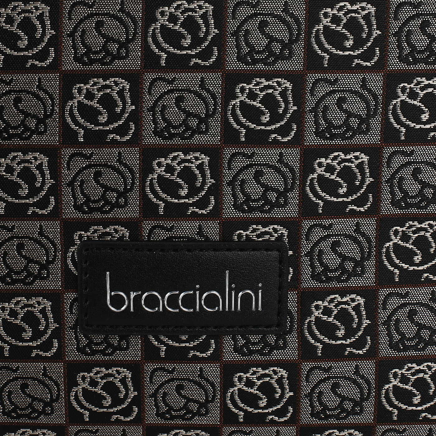 Сумка на молнии Braccialini Monogram