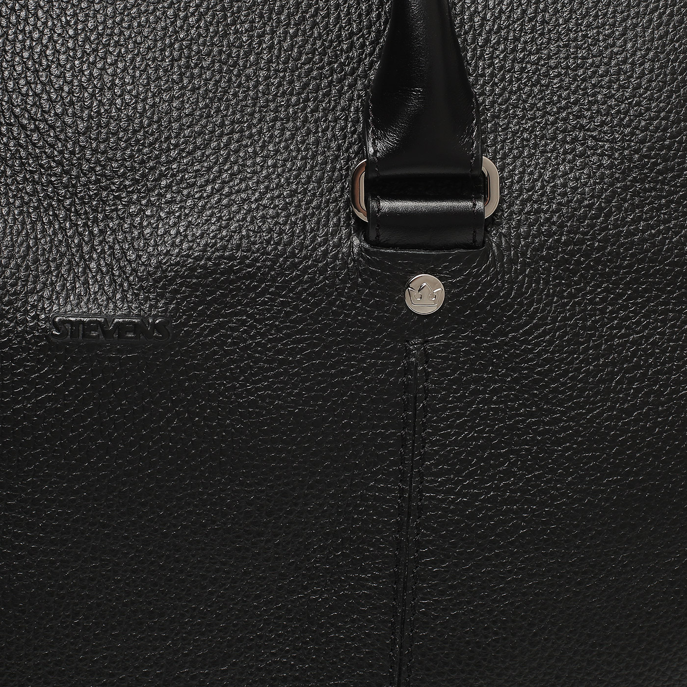 Дорожная кожаная сумка с плечевым ремешком Stevens 