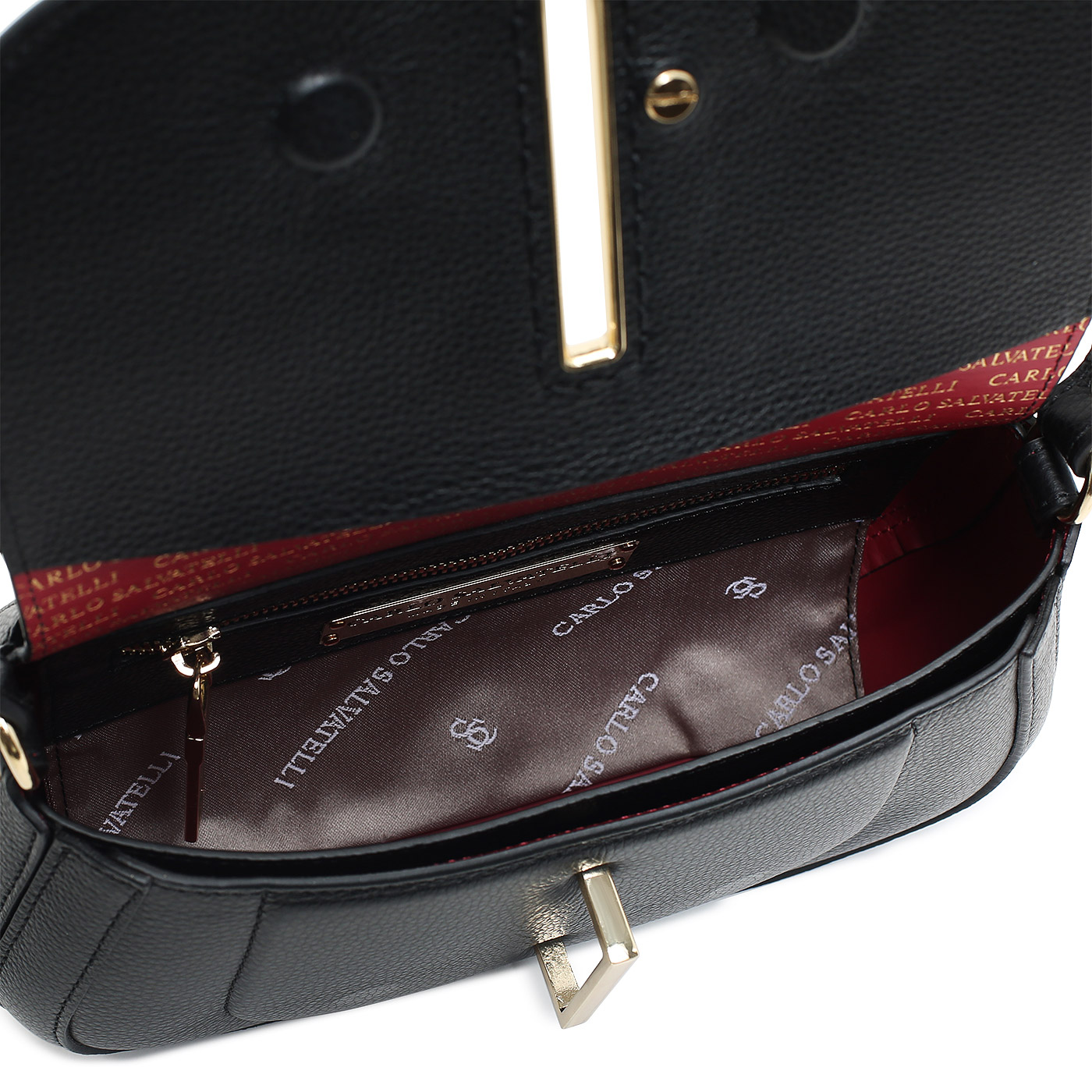 Кожаная сумка Carlo Salvatelli Ives gemma