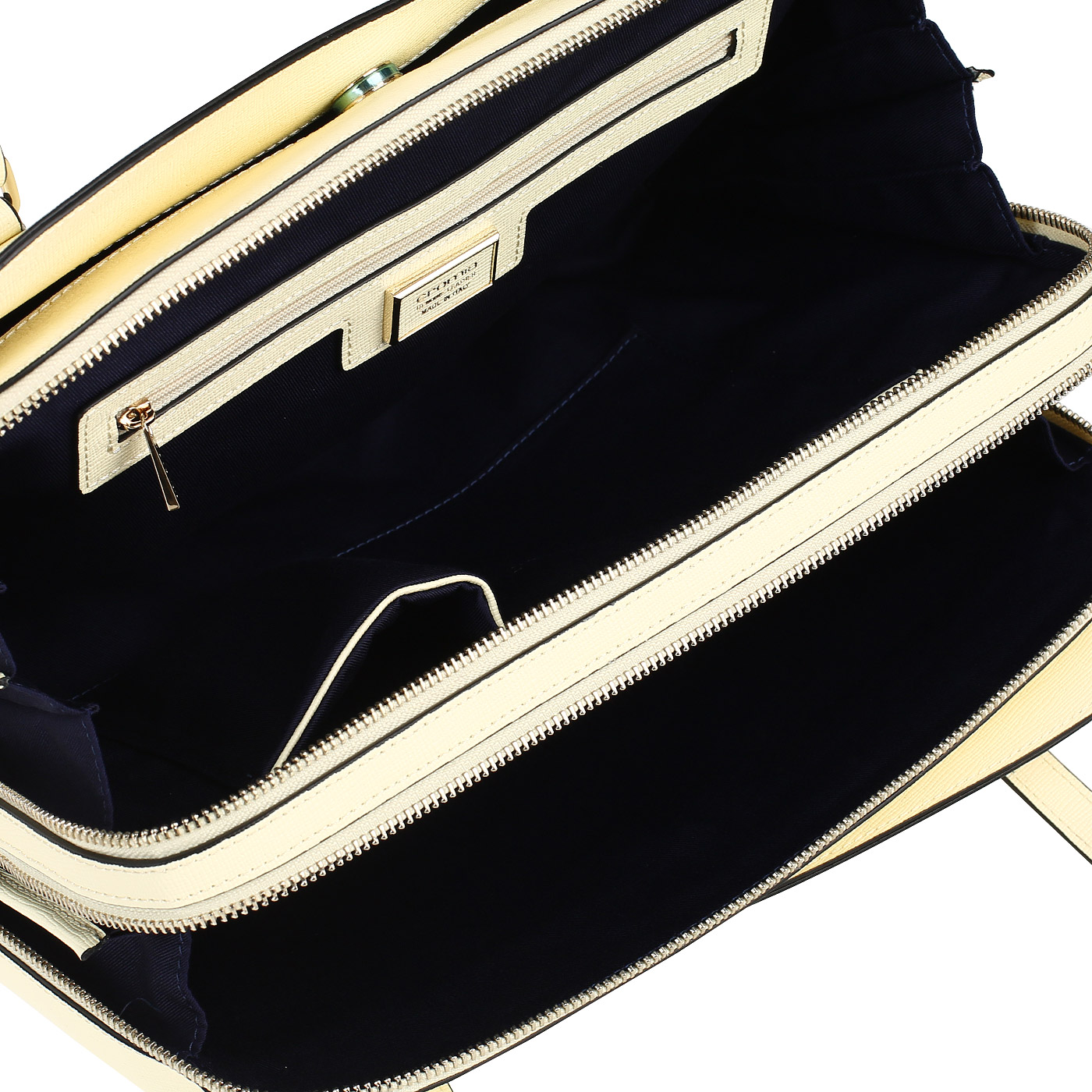 Женская сафьяновая сумка с длинными ручками Cromia Mina