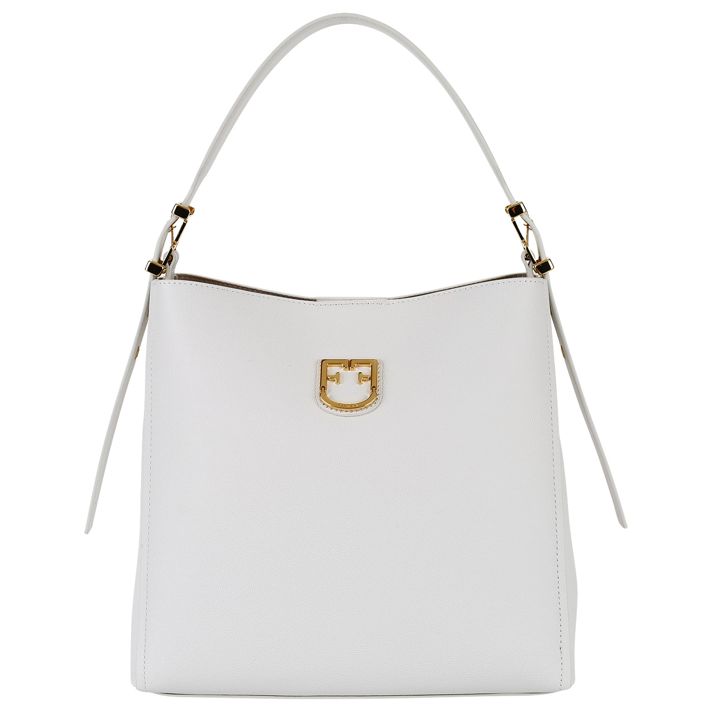 Furla Белая кожаная сумка