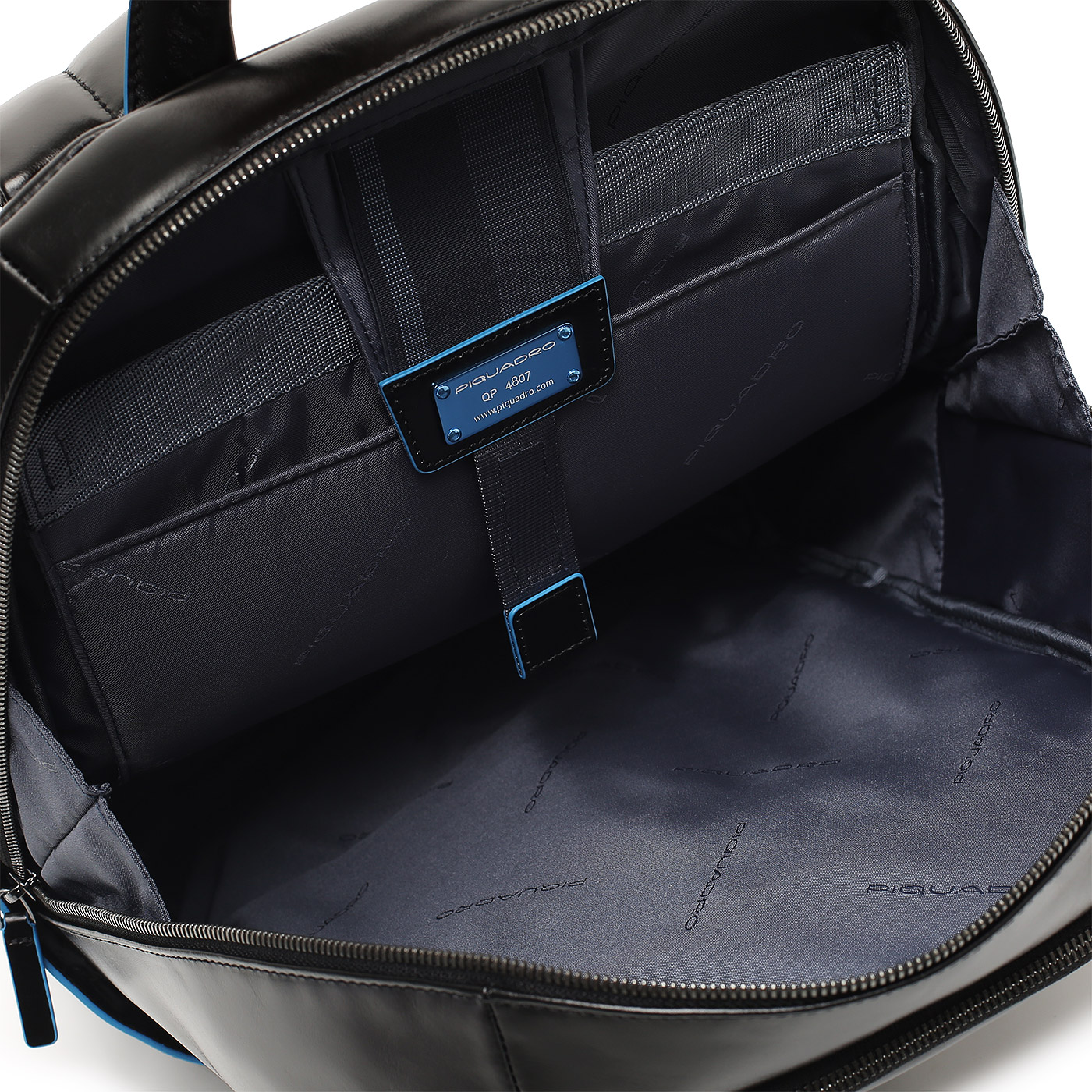 Кожаный рюкзак Piquadro Blue square