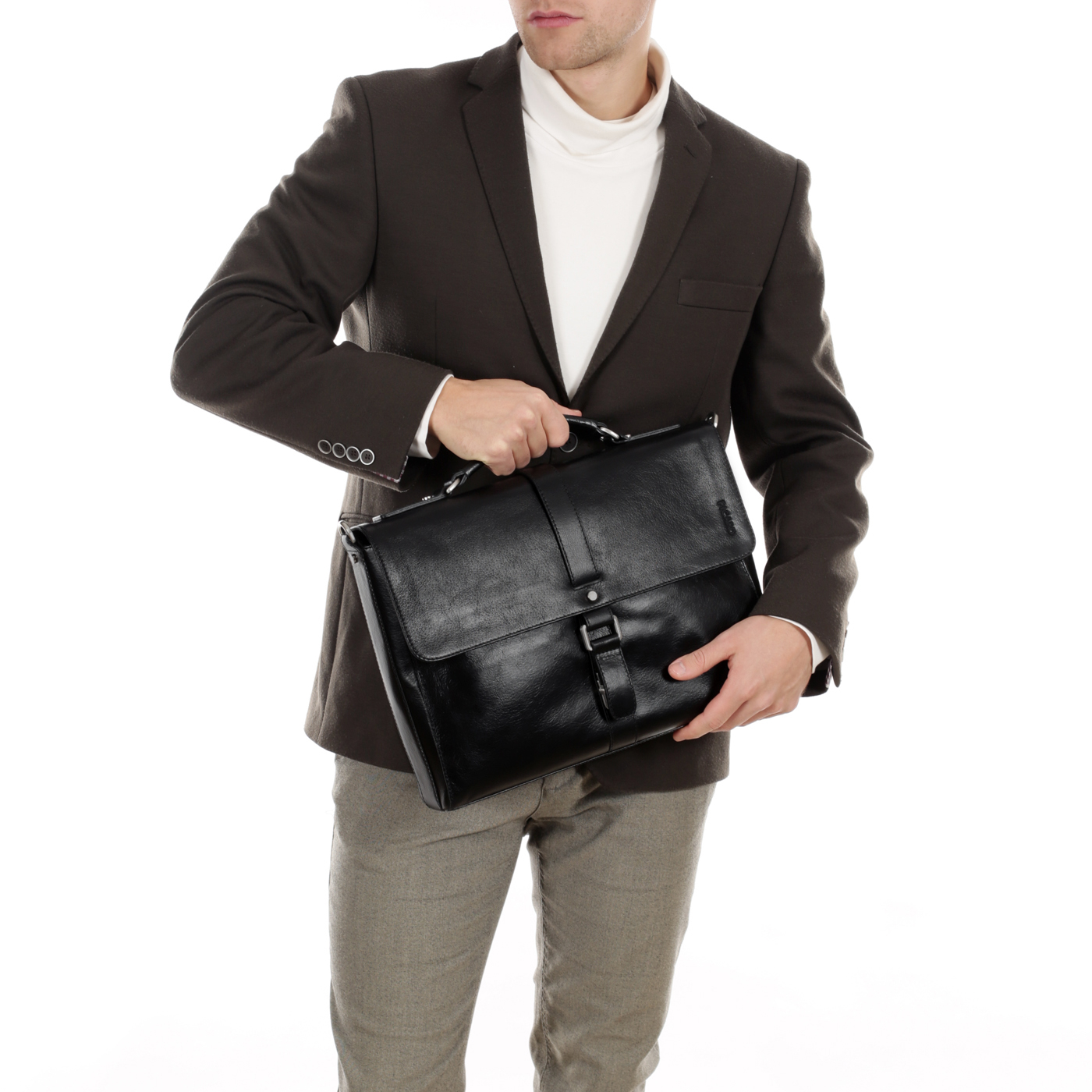 Мужской кожаный портфель Picard Buddy