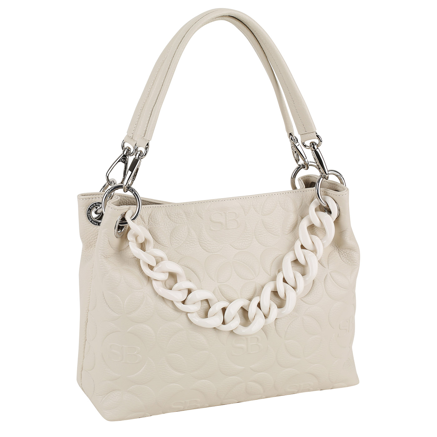 Кожаная сумка с двумя ручками Sara Burglar Ariel Dollaro Chic