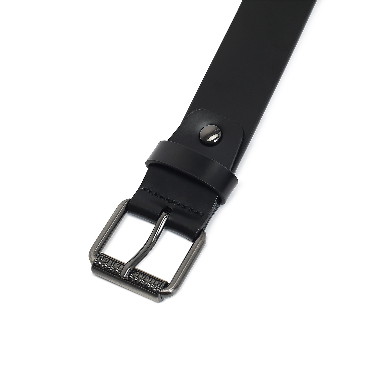 Ремень с тиснением и отстрочкой Bikkembergs Belts