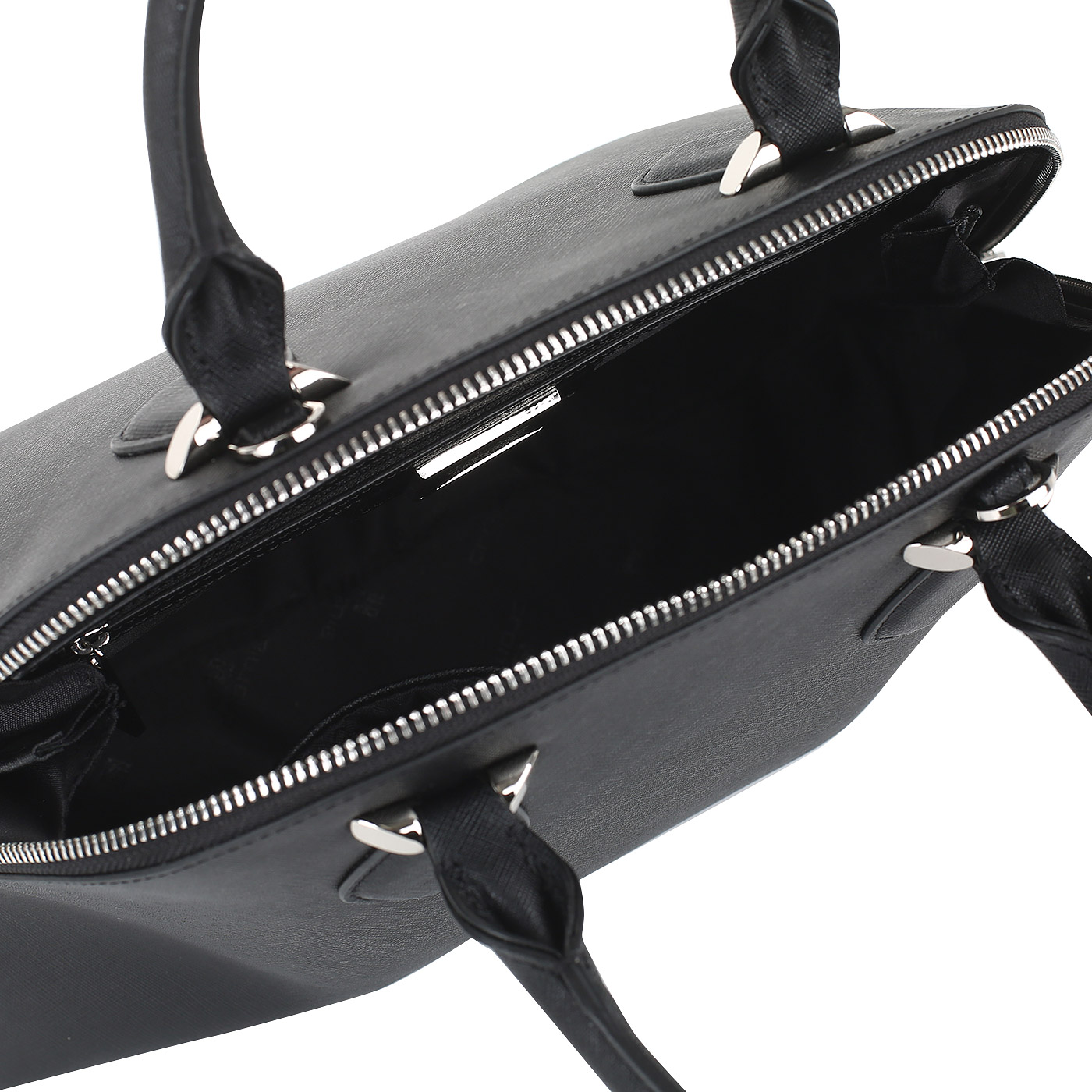 Сафьяновая сумка на двойной молнии Cromia Perla