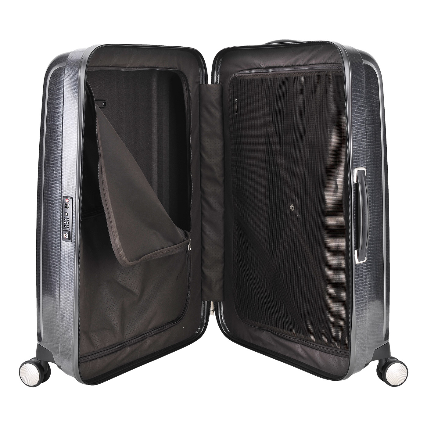 Чемодан большой L из материала Curv Samsonite Lite-Cube