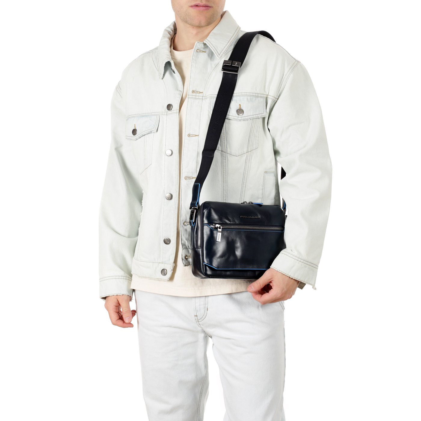 Сумка через плечо Piquadro Blue square