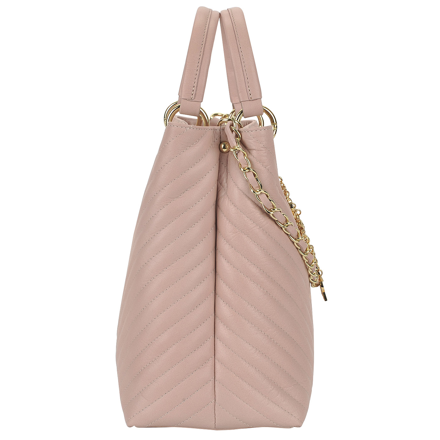 Женская стеганая сумка из натуральной кожи Sara Burglar Giola