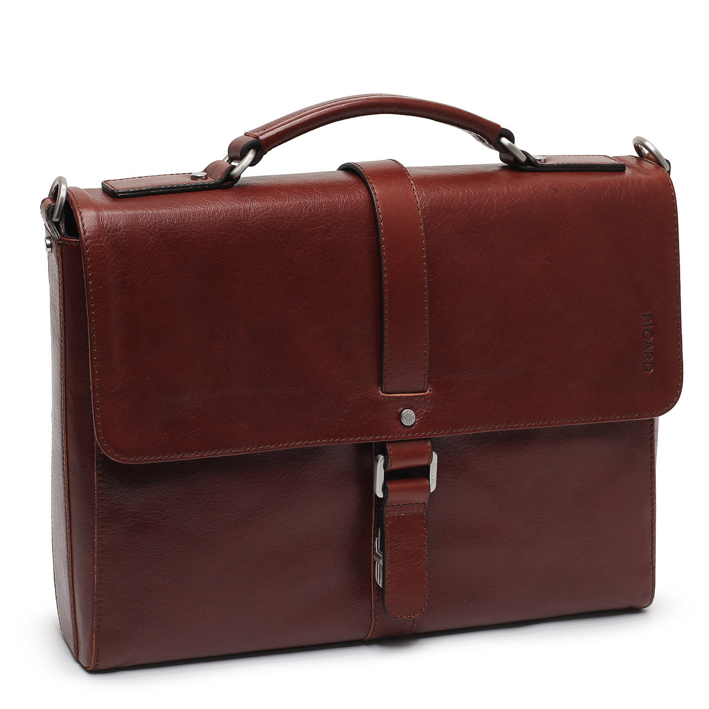 Мужской вместительный портфель из натуральной кожи Picard Buddy