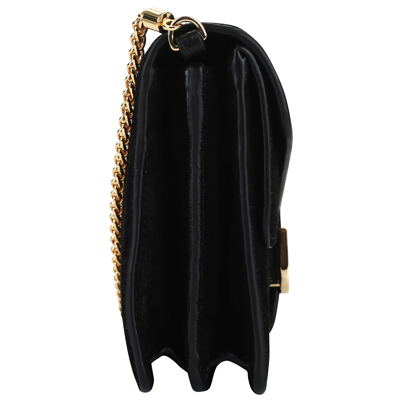 Черная замшевая сумочка-клатч Coccinelle Ambrine suede