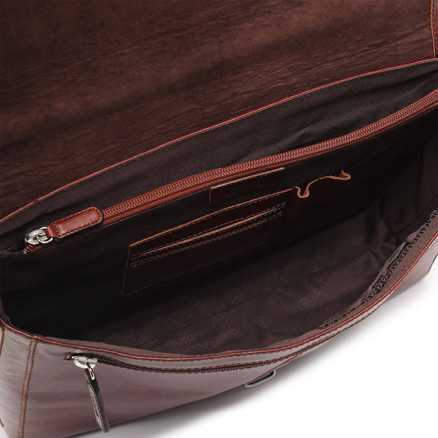 Мужской вместительный портфель из натуральной кожи Picard Buddy