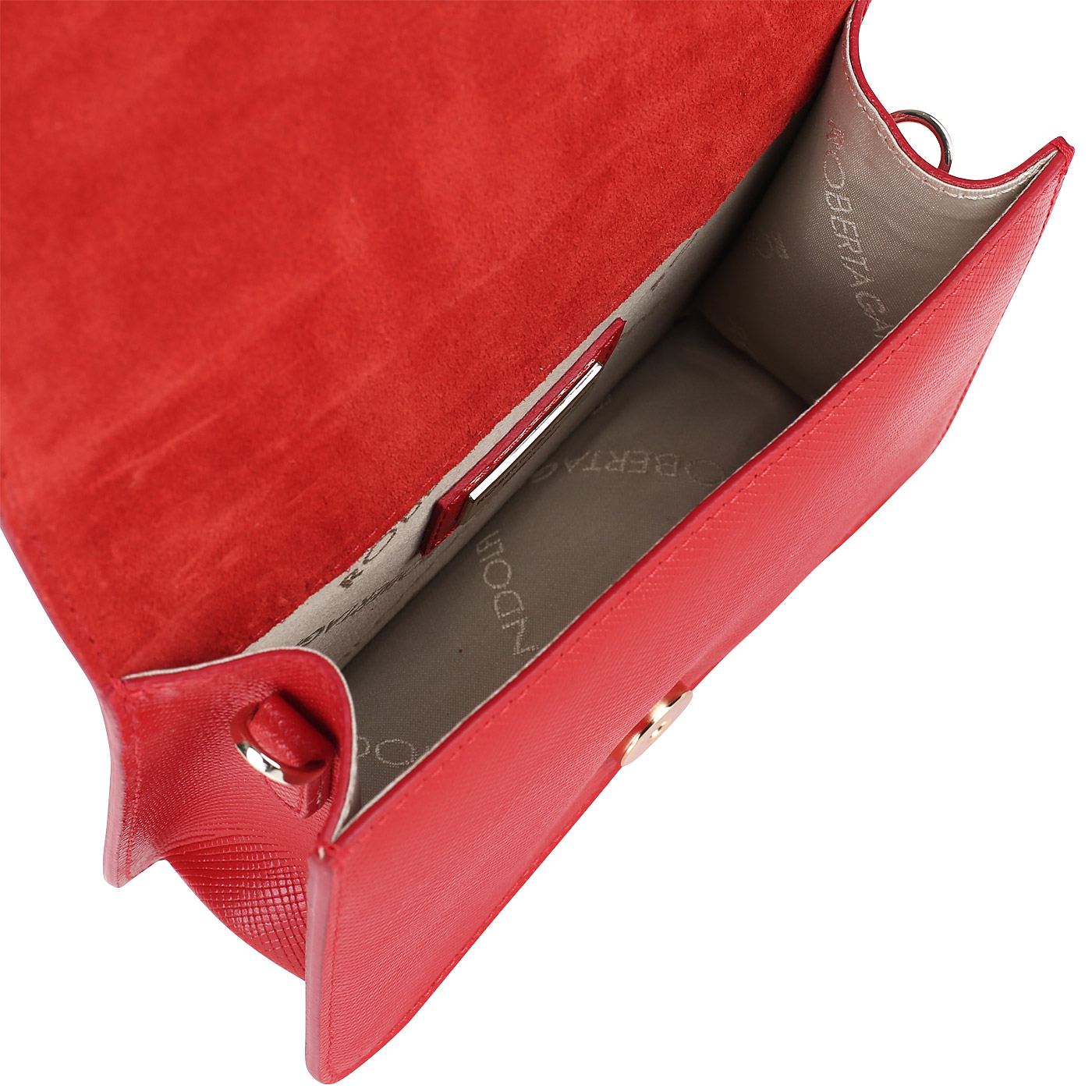 Женская сумочка из красной кожи Roberta Gandolfi Cappuccetto rosso