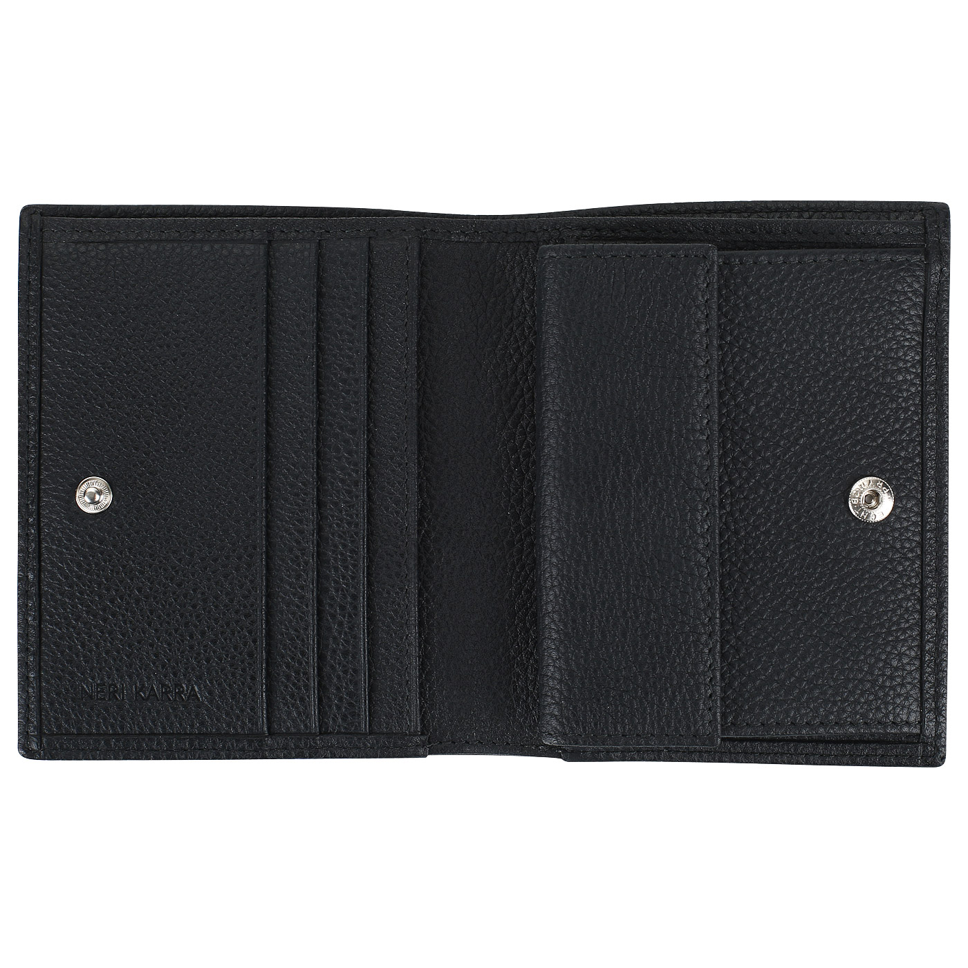 Компактный кошелек на кнопке Neri Karra 